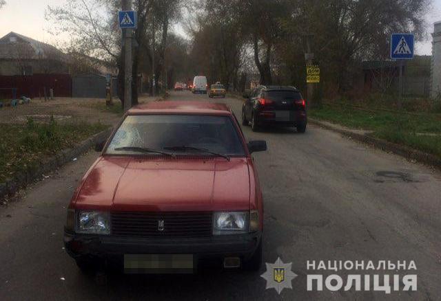В Запорожье легковушка сбила ребенка на пешеходном переходе 
