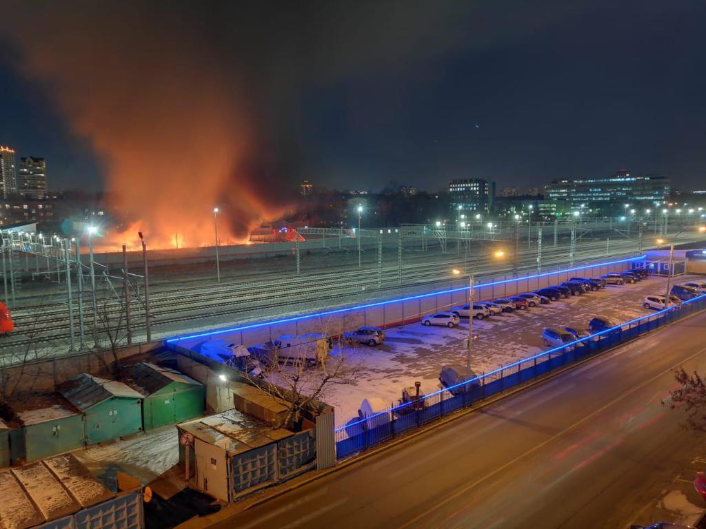 Пожежа у Москві