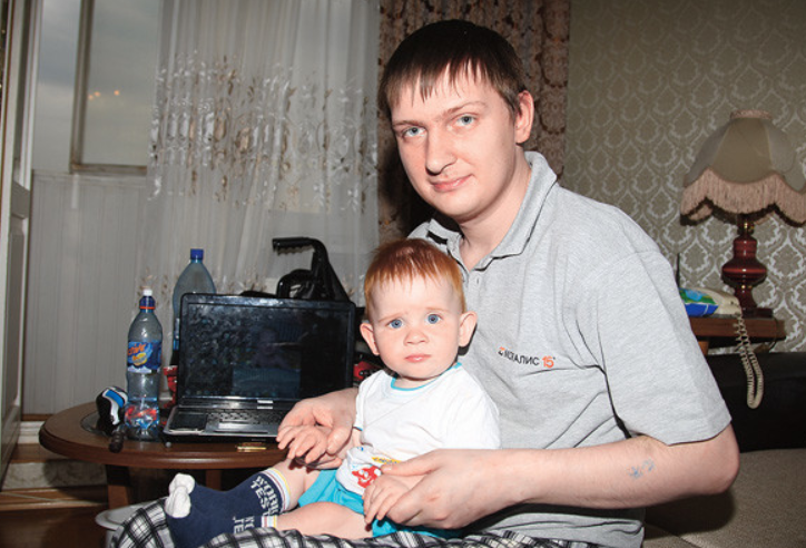 Влад Пугачев с сыном