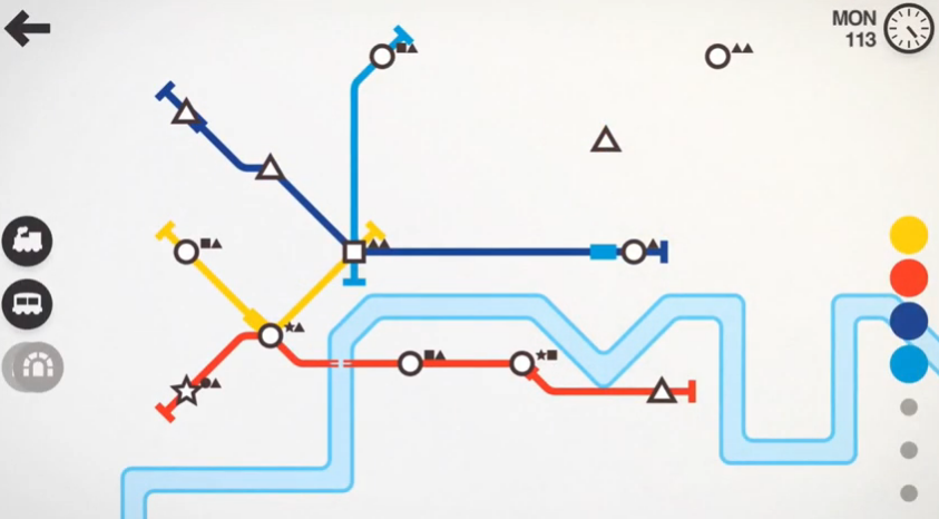 Mini Metro - будуємо краще метро. Огляд захопливої гри
