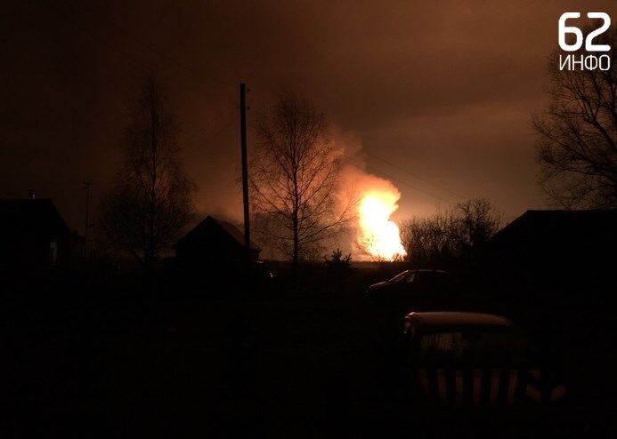Взрыв в Рязанской области