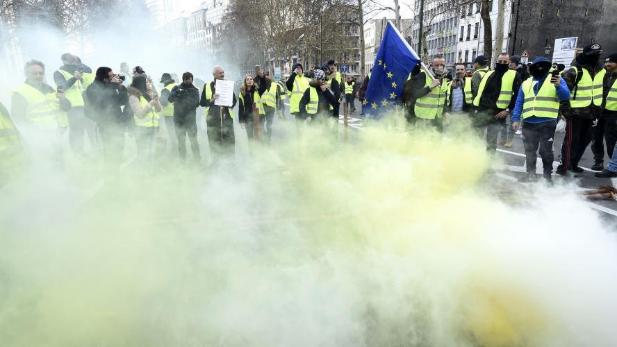 У Бельгії спалахнули масові протести ''жовтих жилетів'': що відбувається