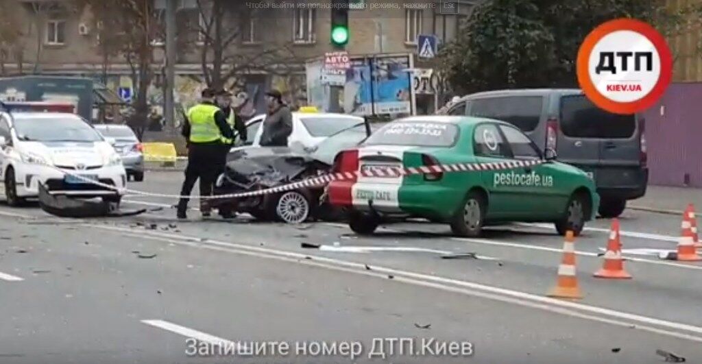 Разнес четыре авто: в Киеве произошло масштабное пьяное ДТП