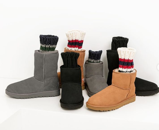 Популярный бренд UGG выпустит сапоги с носками