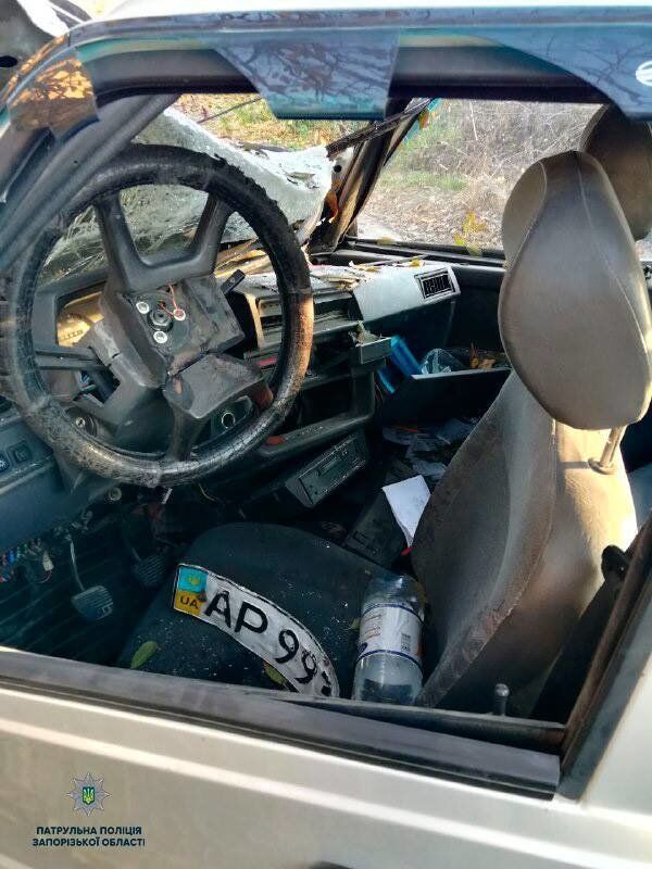 В Запорожье мужчина за рулем почувствовал себя плохо и разбил авто