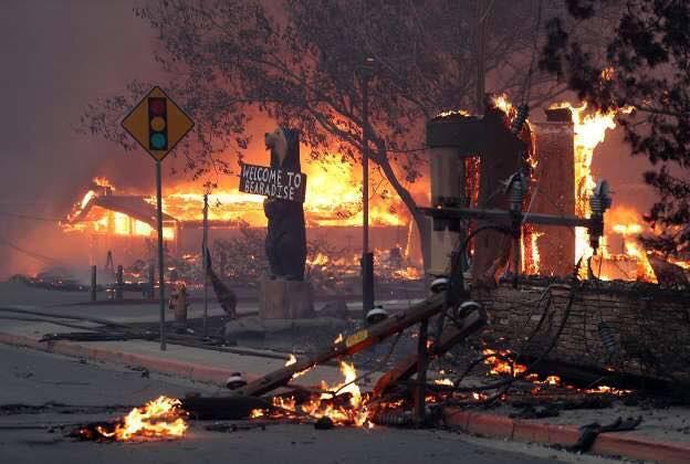 Калифорнию накрыли масштабные пожары