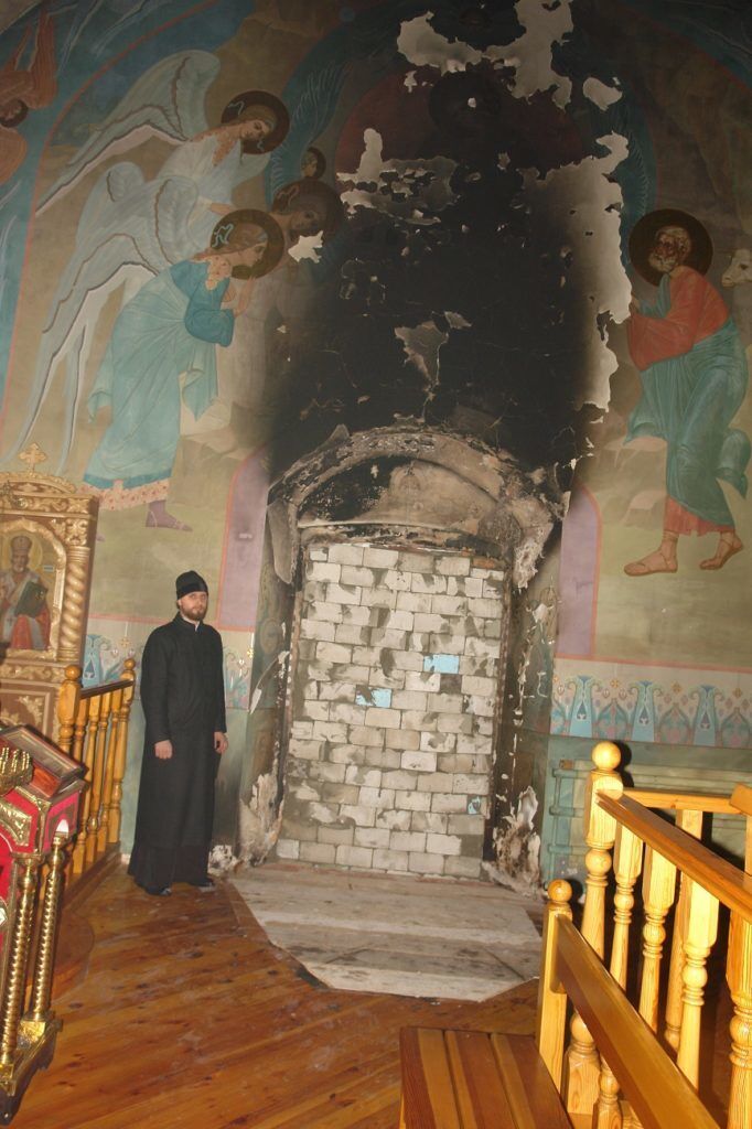 На Київщині підпалили храм УПЦ МП: з'явилися фото
