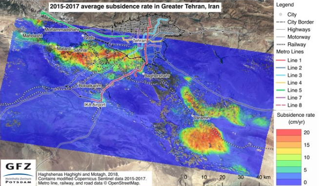 Столиця Ірану стрімко йде під землю: подробиці