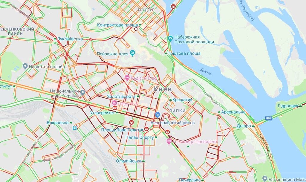 Снежный шторм в Киеве: появились свежие данные о ситуации на дорогах