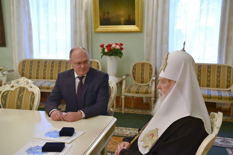 Встреча с патриархом Филаретом