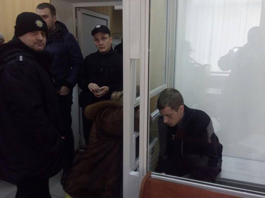 Террорист Джумаев в зале суда