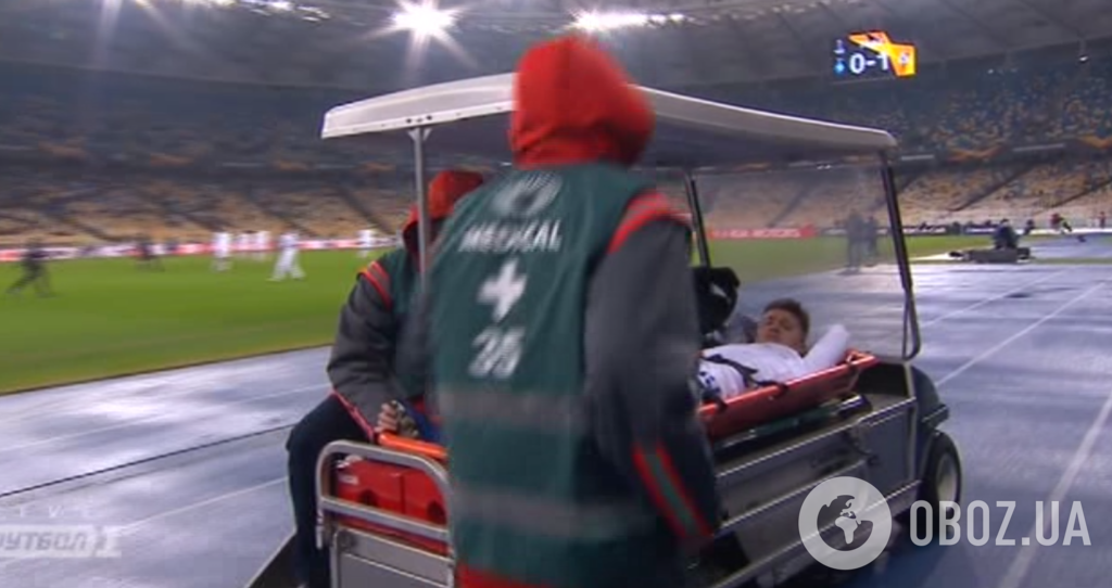 Футболист "Динамо" получил жуткую травму в матче Лиги Европы