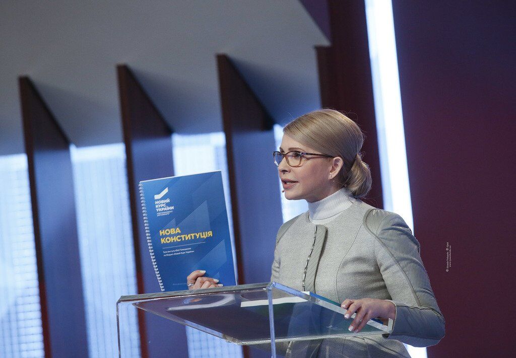 Юлия Тимошенко на программе "Право на власть" на телеканале "1+1"