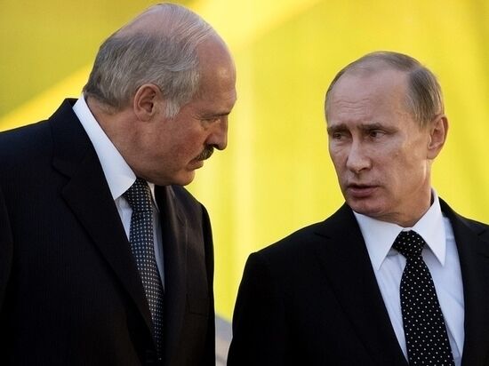 Президенты Беларуси и РФ Александр Лукашенко и Владимир Путин