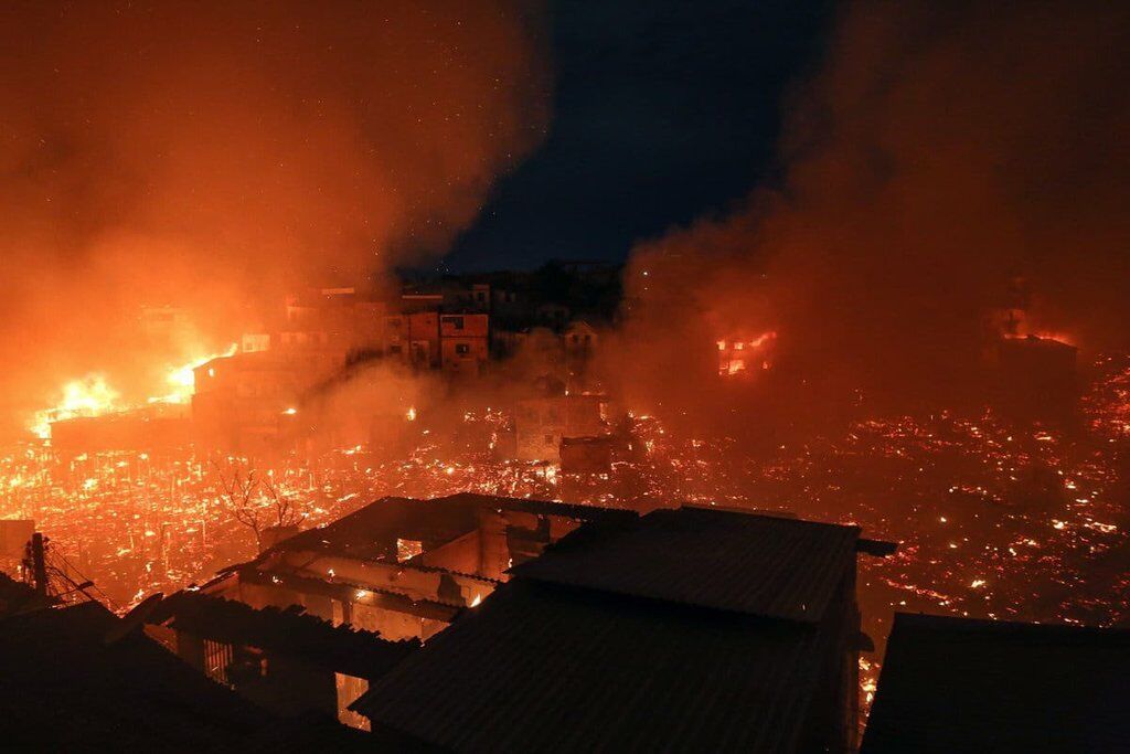 Огненный ад в Бразилии: уничтожены 600 домов