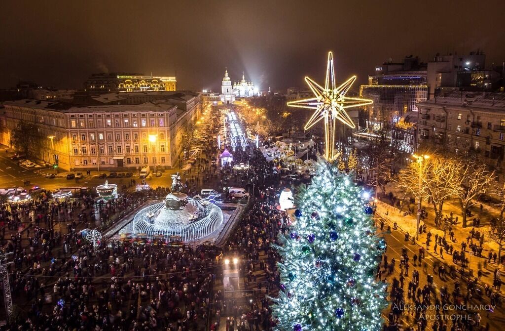 Главная новогодняя елка Украины