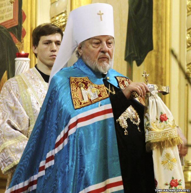 Митрополит Ризький і всієї Латвії Олександр (в миру Олександр Кудряшов). Рига, 8 січня 2018 року года