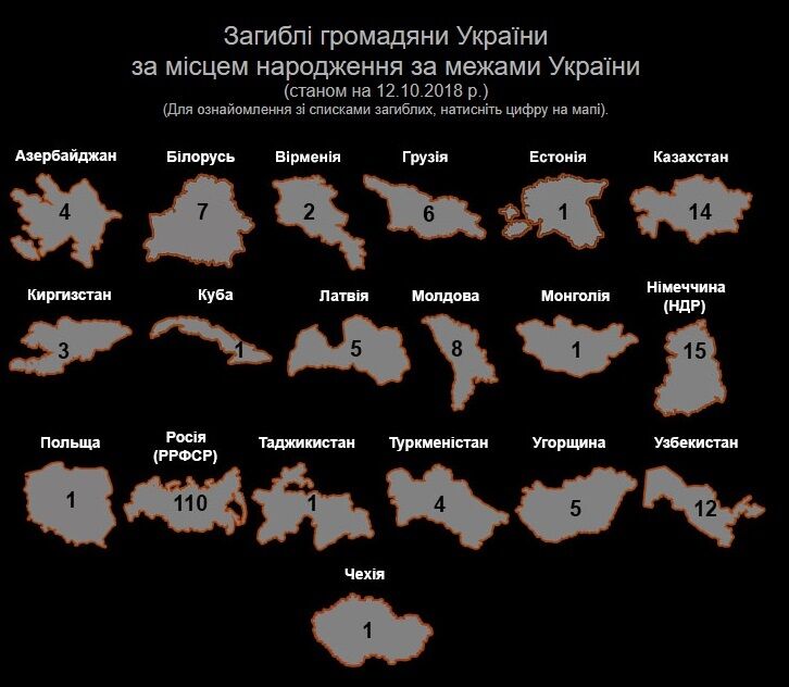 Они погибли за Украину! Появилась интерактивная карта жертв войны на Донбассе