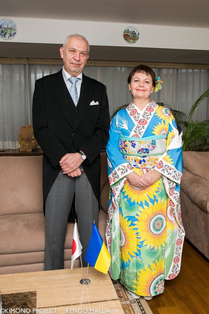 Посол Украины в Японии Игорь Харченко с женой Мариной