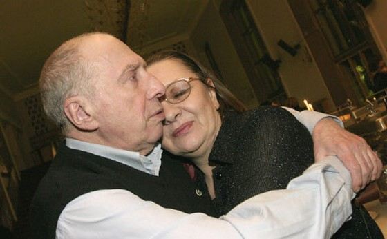 Актор Сергій Юрський з дружиною Наталією Теняковой