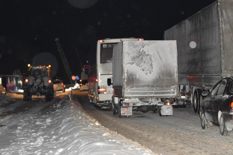 Снег в Украине