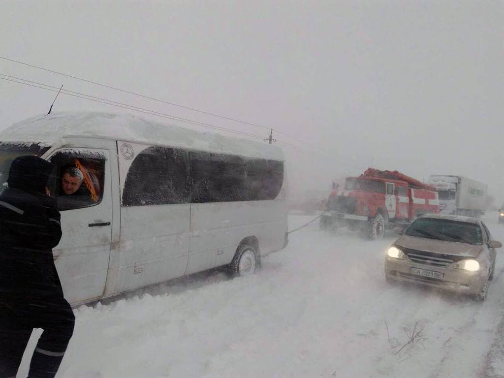 Снег в Украине