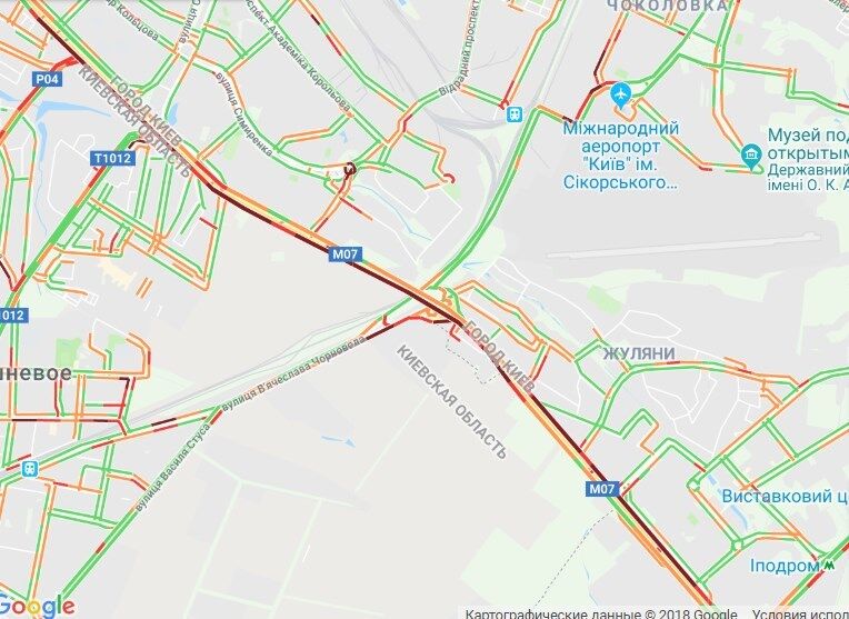 Пробки в Киеве