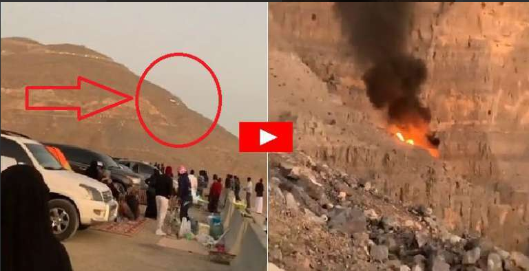 В ОАЭ произошла авиакатастрофа: видео