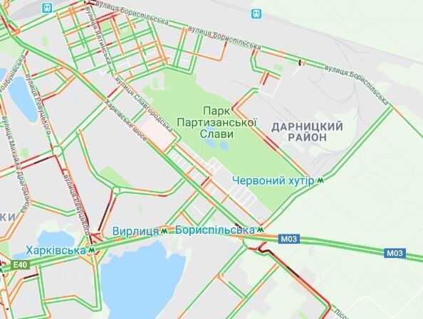 Киев сковали пробки и многочисленные ДТП: карта затруднений 