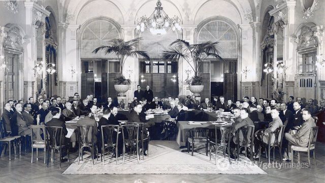 Участиники конференции в Монтре, июль 1936 год