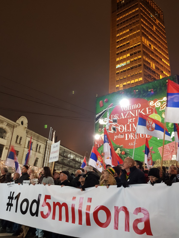 Протест 29 грудня у Сербії
