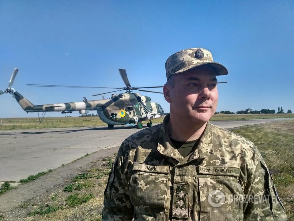 Командувач Об'єднаних сил генерал-лейтенант Сергій Наєв