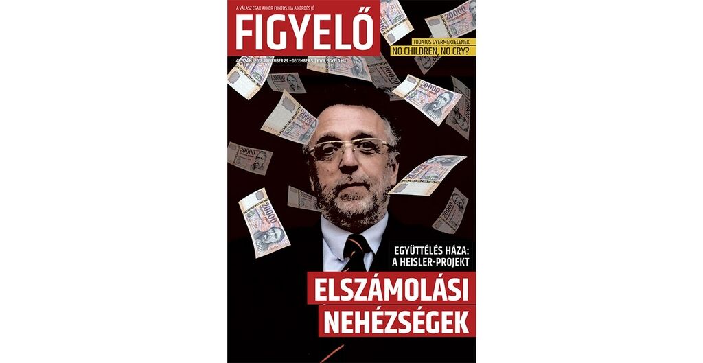 Обложка бизнес-журнала Figyelo