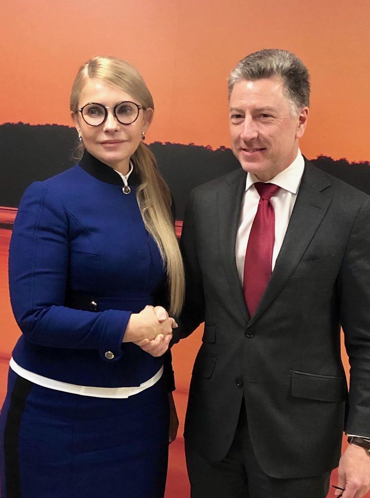 Юлія Тимошенко і Курт Волкер