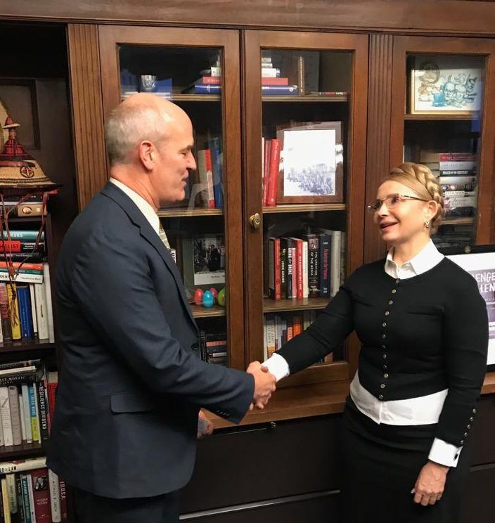 Юлія Тимошенко та Рік Ларсен