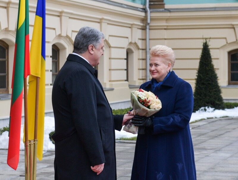 Порошенко і Грібаускайте