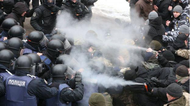 Стрельба возле суда в Киеве: свежие фото и видео