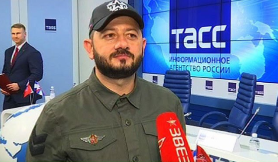 Михайло Галустян на прес-конференції "Юнармії"