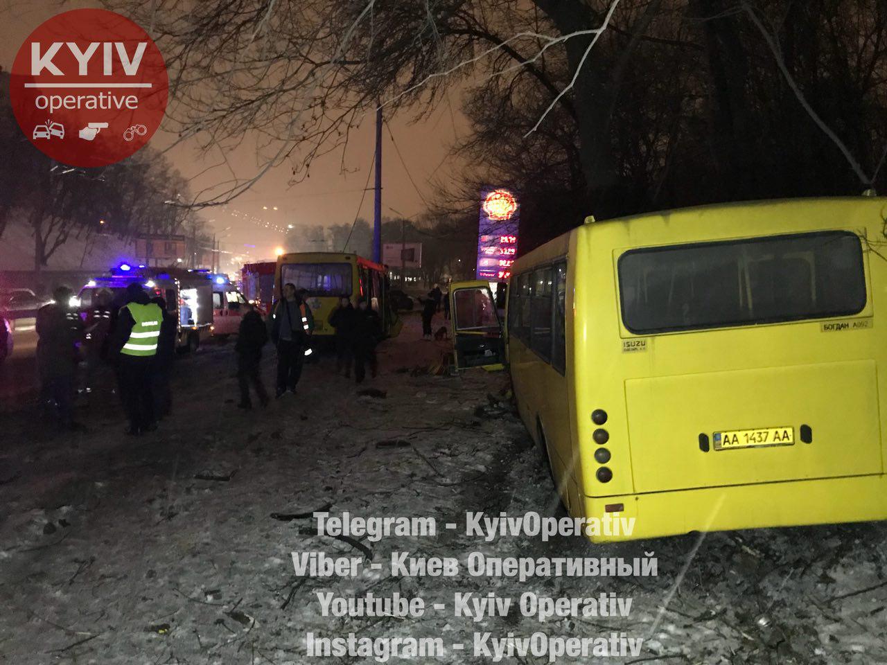 Масштабное ДТП с маршрутками в Киеве: появились детали