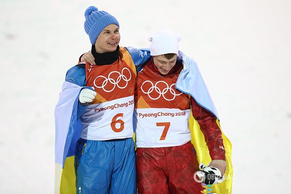 Чемпіон Олімпіади-2018 вкрив на п'єдесталі атлета з Росії прапором України: фотофакт