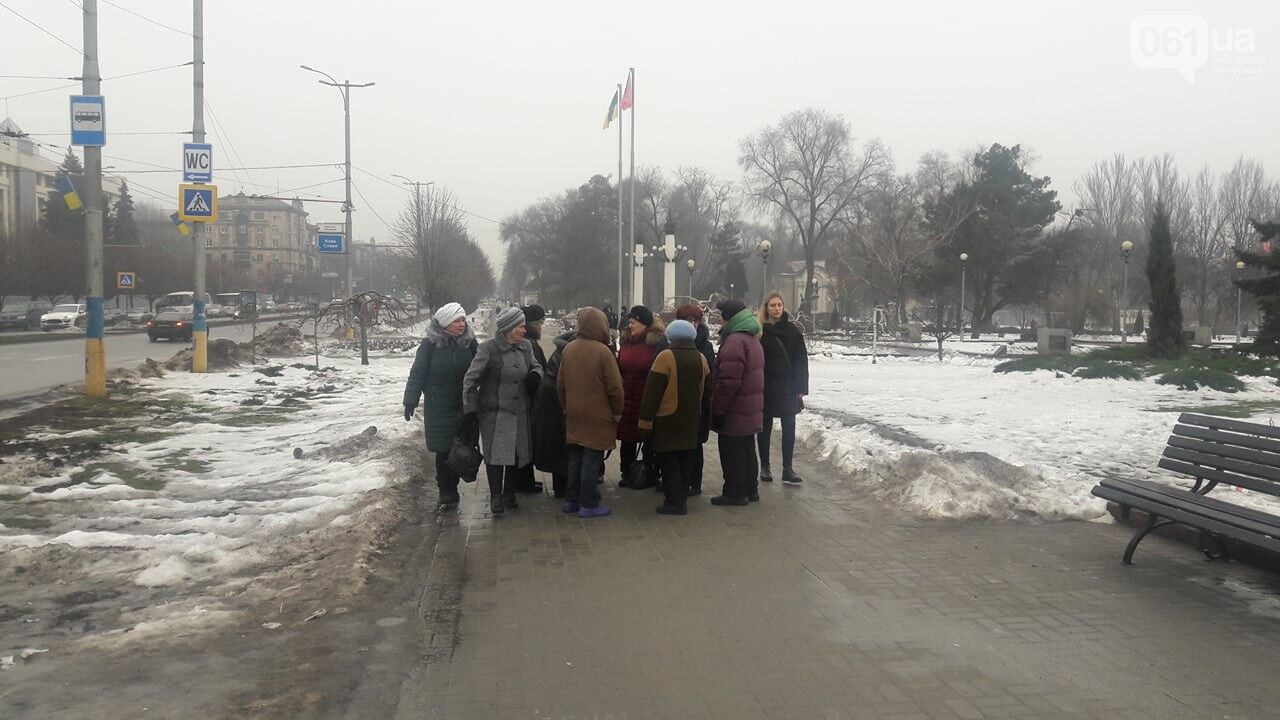 Забросали печенью: в Запорожье активисты сорвали пророссийскую акцию