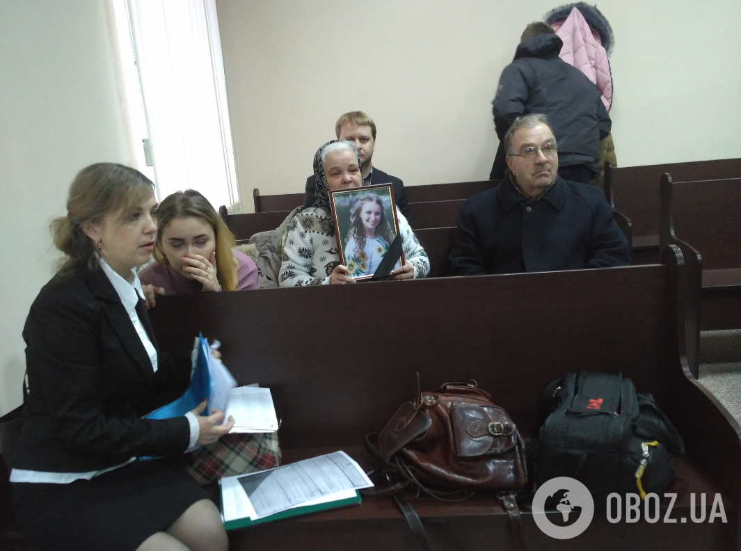 Ірина Ноздровская на суді 27 грудня. У залі також була присутня родина Шевчук, яка прийшла підтримати правозахисницю