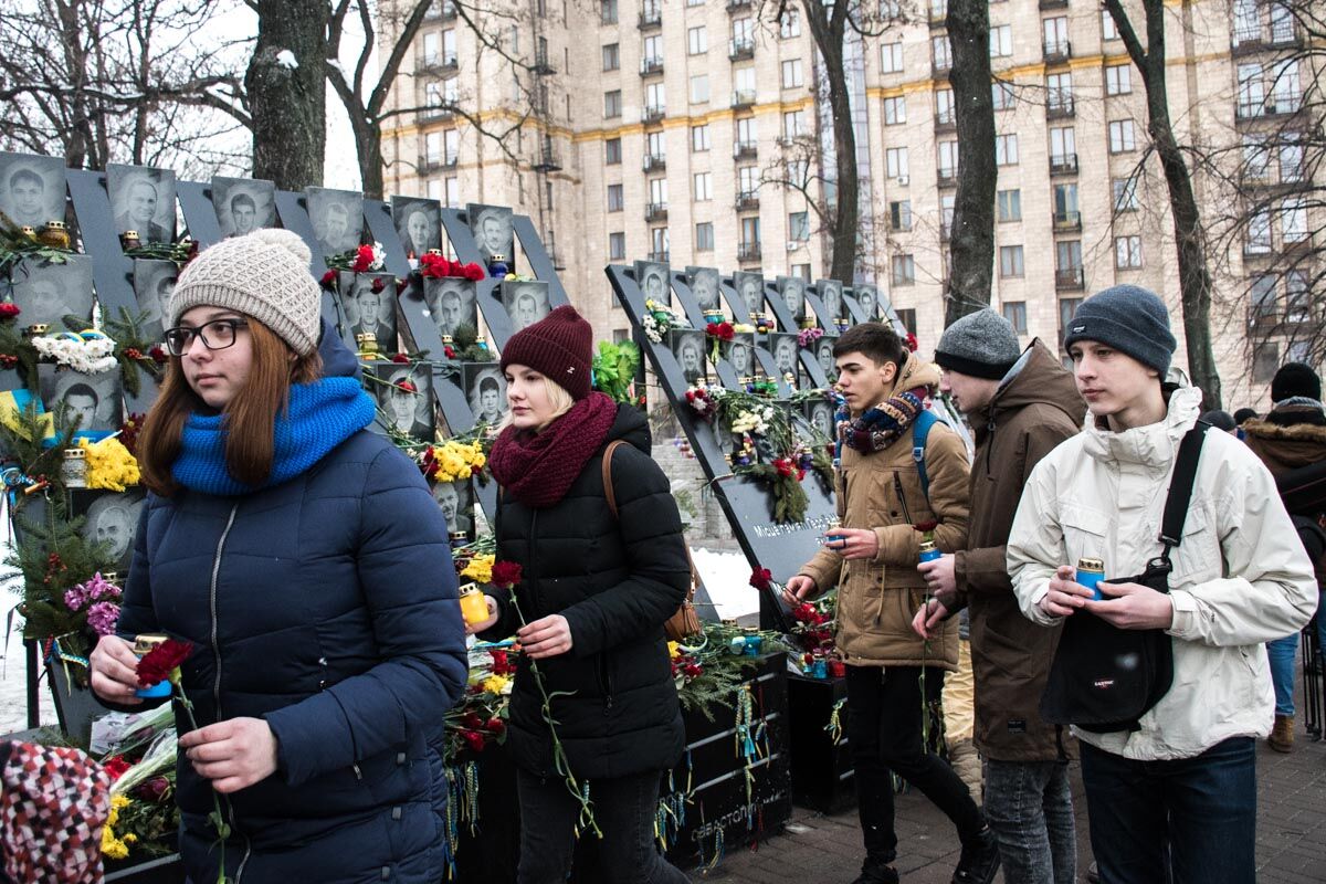 Фото до сліз: як у Києві вшанували Героїв Небесної Сотні