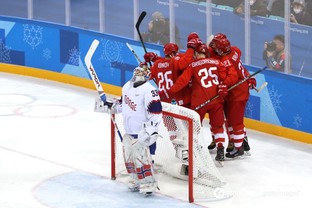 Російські хокеїсти вийшли до півфінала Олімпіади-2018 завдяки безглуздому курйозу: відео
