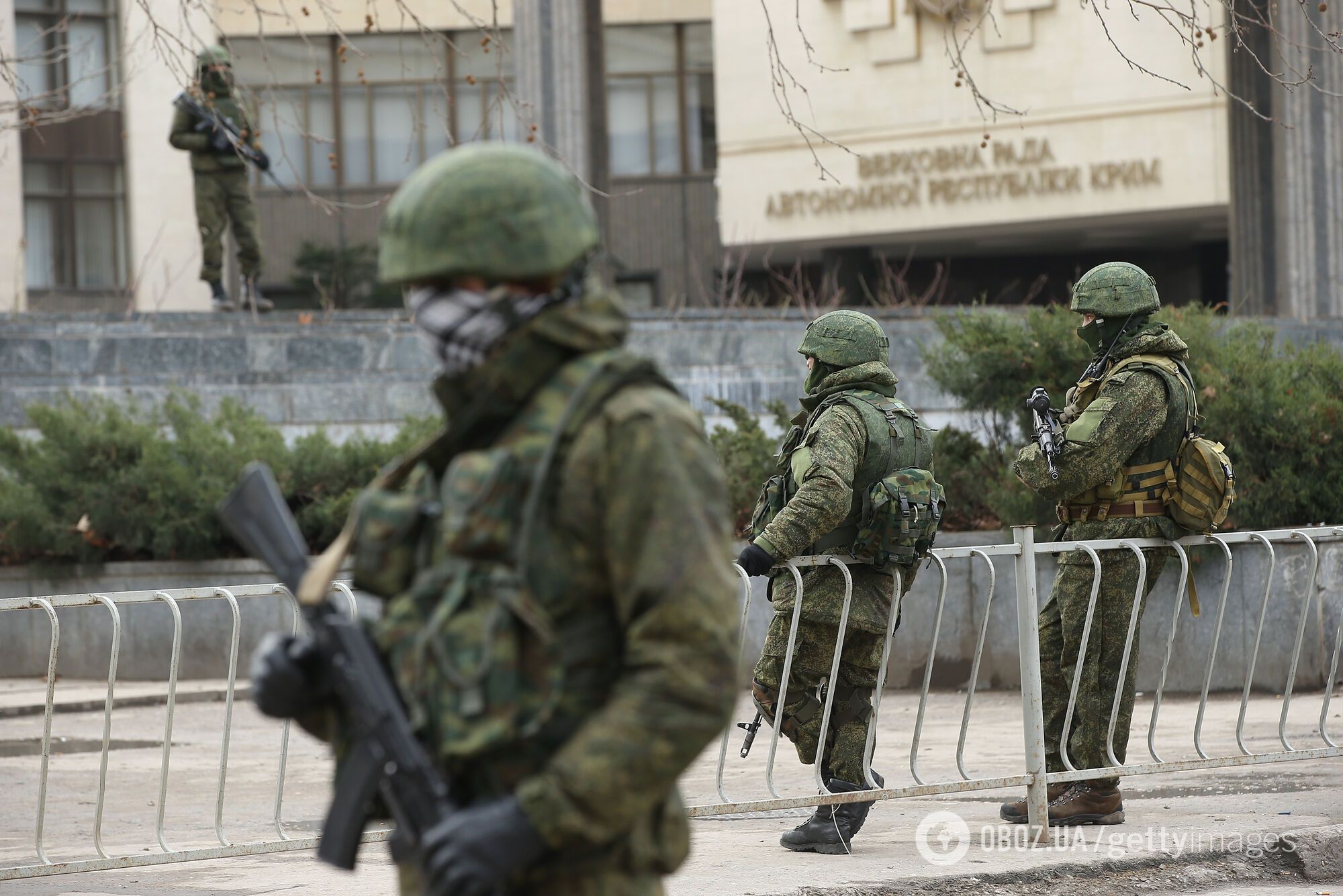 Російські окупанти в Криму. 1 березня 2014 року