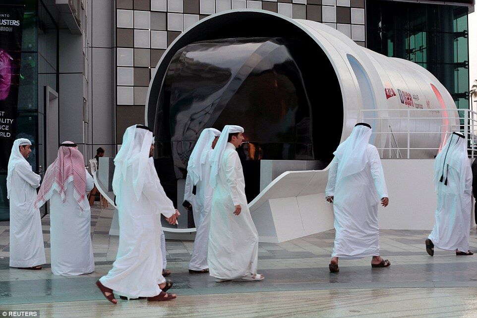 В Дубае впервые представили прототип Hyperloop
