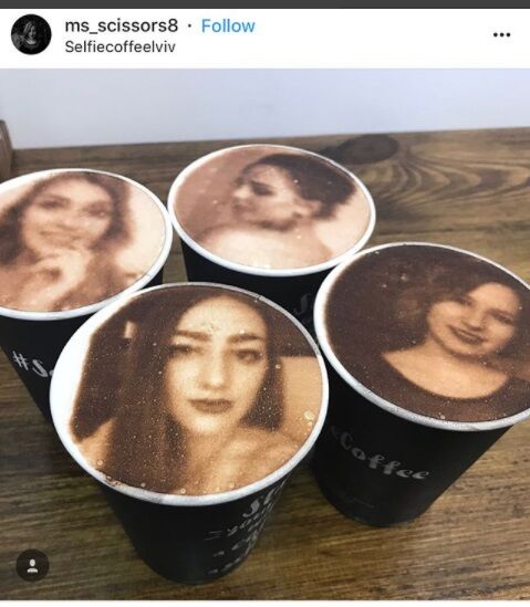 SelfieCoffee Lviv: кава з твоїм портретом