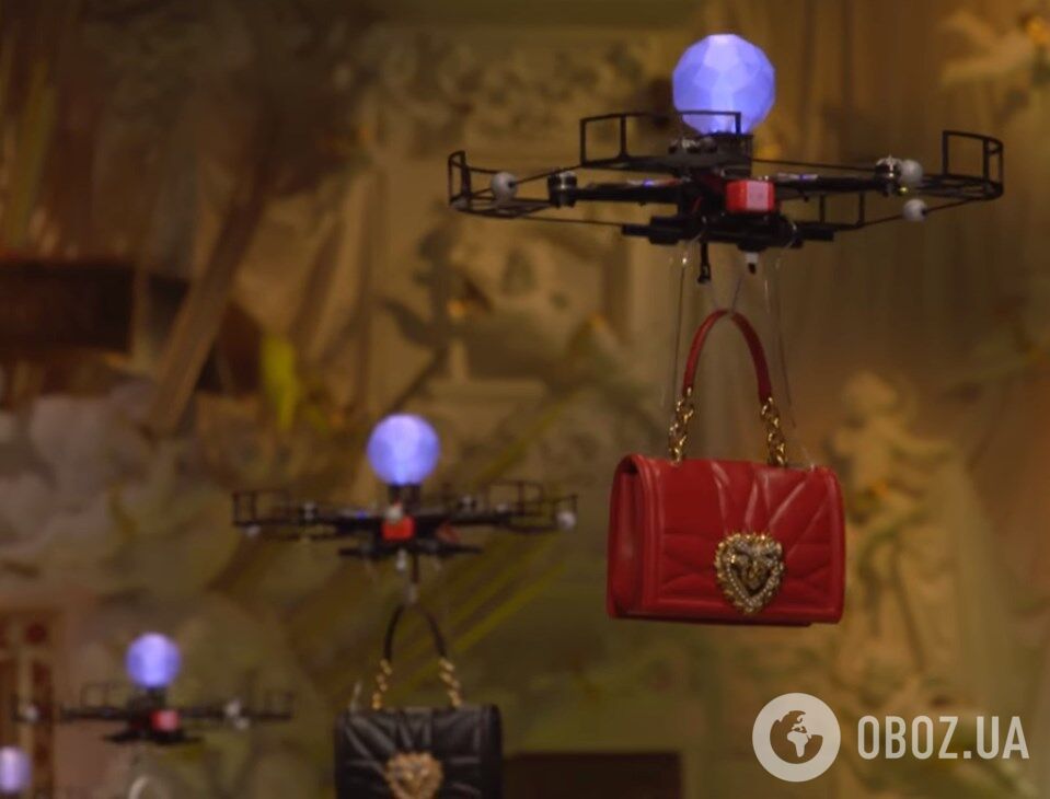 Dolce&Gabbana использовали в показе новой коллекции дроны
