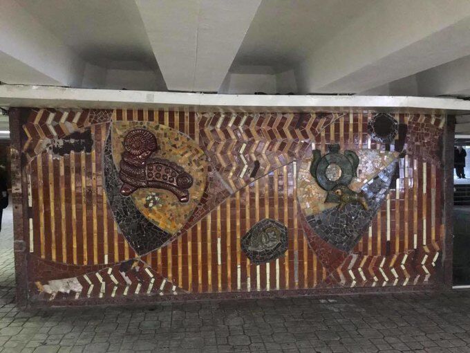 У переході на Майдані знайшли унікальні мозаїки