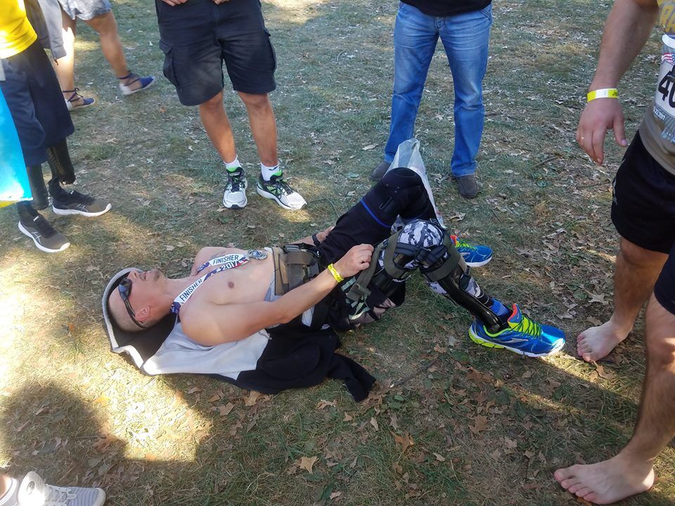 Український воїн, що записався на 10 миль, а пробіг повний марафон